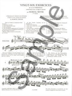 26 Exercices de Furstenau Vol. 1 von Marcel Moyse 