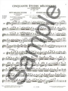 50 Etudes Melodiques Op. 4 Vol. 2 von Marcel Moyse 