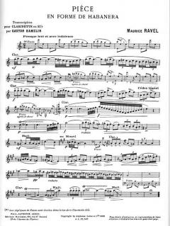 Piece En Forme De Habanera von Maurice Ravel 