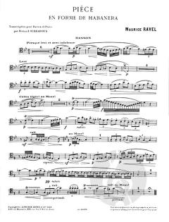 Piece en Forme De Habanera (Maurice Ravel) 