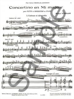Concertino en Mi Majeur von Henri Tomasi 