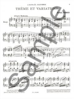 Theme et Variations von Marcel Tournier 