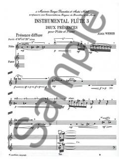 Instrumental Flute Trav. III von Anton Webern 