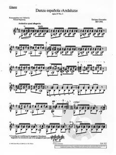 Danza española 'Andaluza' op. 37/5 von Enrique Granados (Download) 