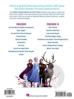 Frozen Music Activity Book von Robert Lopez 
