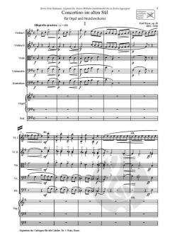 Concertino im alten Stil op. 20 von Karl Hoyer 