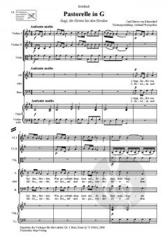 Pastorelle in Es und Pastorelle in G von Carl Ditters von Dittersdorf 