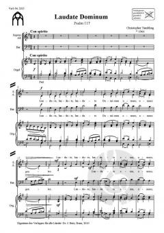 Laudate Dominum von Christopher Tambling 