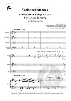 Weihnachtsfreude. Stimmt ein und singt mit uns / Rejoice and be merry  von Robert Jones 