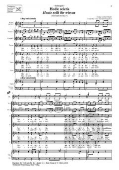 Hodie scietis von Michael Haydn 