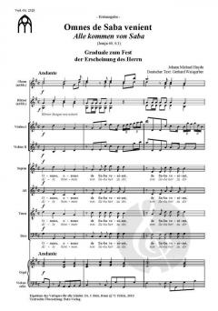 Omnes de Saba venient von Michael Haydn 