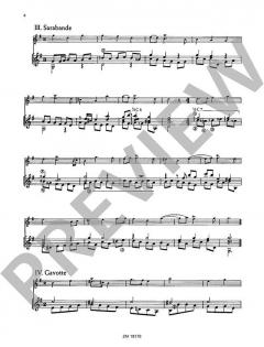 Suite e-Moll von Jean Baptiste Loeillet de Gant 