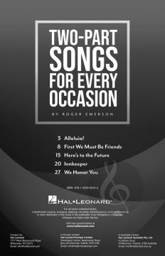 2-Part Songs for Every Occasion von Roger Emerson (Download) 