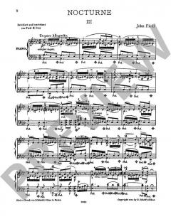 Nocturne No. 3 von John Field 