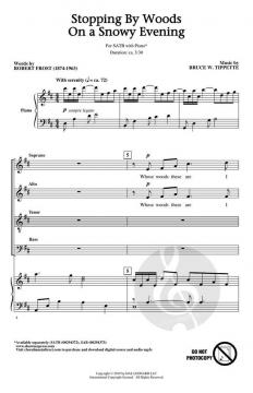 Stopping by Woods on a Snowy Evening von Bruce W. Tippette (Download) 