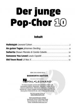 Der junge Pop-Chor 10 - mit CD 