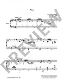 Aria von Krzystof Penderecki (Download) 
