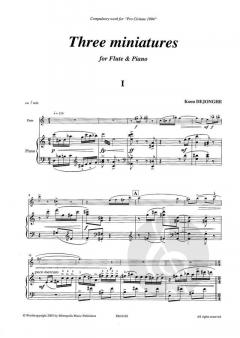 3 Miniatures von Koen Dejonghe 
