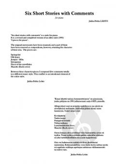 Six short stories von Jukka Pekka Lehto 