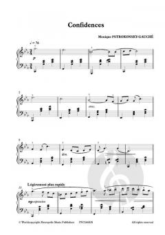 Confidences pour Piano von Monique Pstrokonsky-Gauché 