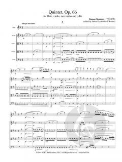 Flute Quintet op. 66, von Kaspar Kummer 