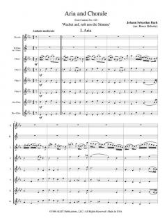 Aria and Chorale from Cantata BWV 140 - 'Sleepers Wake' von Johann Sebastian Bach 
