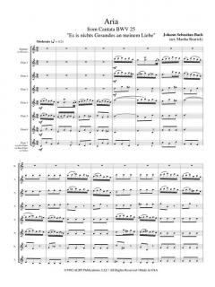Aria from Cantata BWV 25 von Johann Sebastian Bach 