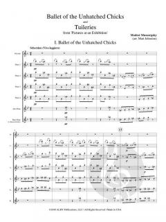 Ballet of the Unhatched Chicks and Tuileries von Modest Petrowitsch Mussorgski 