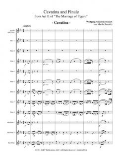 The Marriage of Figaro: Cavatina and Finale (from Act II) von Wolfgang Amadeus Mozart 
