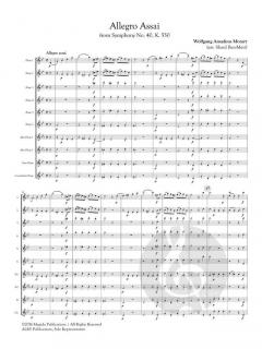 Allegro Assai from Symphony No. 40 von Wolfgang Amadeus Mozart 