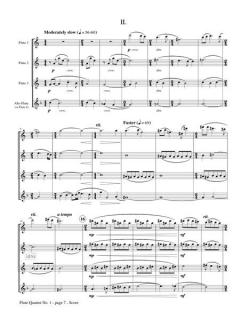 Flute Quartet No. 1 von Carl Derfler 