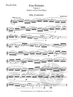 4 Preludes, Vol. II von David Loeb 