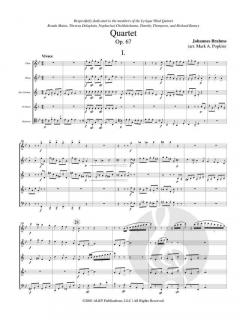 Quartet op. 67 von Johannes Brahms 