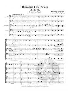 Rumanian Folk Dances von Béla Bartók 