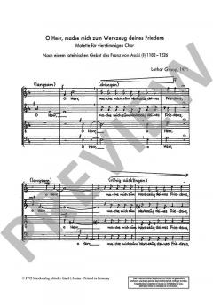 O Herr, mache mich zum Werkzeug deines Friedens von Lothar Graap (Download) 