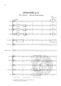 Sinfonie G-dur Hob I:94 von Joseph Haydn 