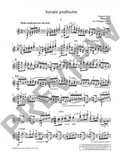 Sonate posthume op. 27bis von Eugene Ysaye (Download) 