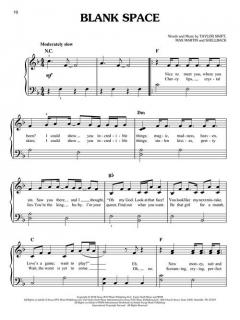 Easy Piano Play-Along Vol. 19 von Taylor Swift 