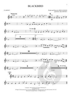 Instrumental Play-Along For Clarinet von The Beatles 