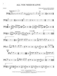 Instrumental Play-Along For Cello von The Beatles im Alle Noten Shop kaufen