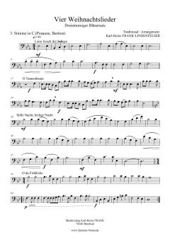 4 Weihnachtslieder für Blechbläsertrio (Download) (Download) 