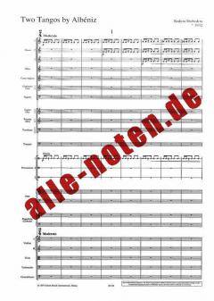 Two Tangos by Albéniz von Rodion Konstantinowitsch Schtschedrin (Download) 