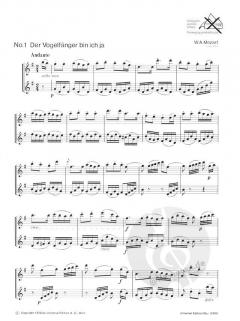 Die Zauberflöte von Wolfgang Amadeus Mozart für zwei Flöten (nach einer Ausgabe von 1792) im Alle Noten Shop kaufen