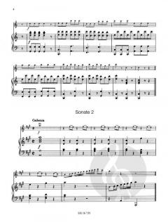 3 leichte Sonaten von Johann Baptist Vanhal 