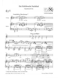15 Lieder, Humoresken und Balladen von Gustav Mahler 