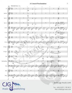 A Concert Proclamation von David Bobrowitz 