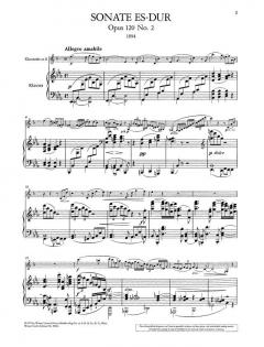 Sonate Es-Dur op.120/2 von Johannes Brahms 
