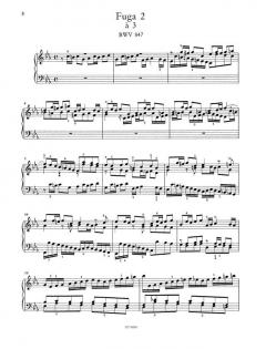 Das Wohltemperierte Klavier Teil 1 von Johann Sebastian Bach im Alle Noten Shop kaufen - UT50050