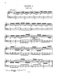 Französische Suiten BWV 812-817 von Johann Sebastian Bach 