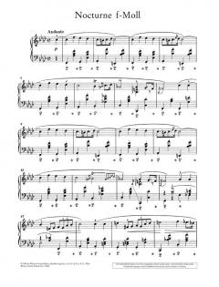 Nocturne f-Moll op. 55/1 von Frédéric Chopin 